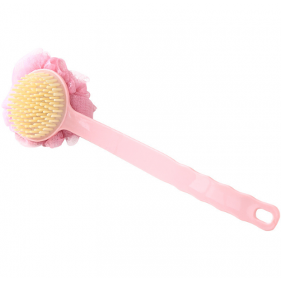 factory wholesale cheap Long handle soft bristle brush Rubbing bath artifact Bath ball back brush